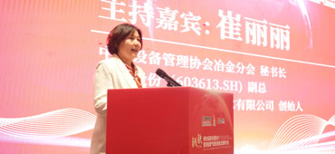 中国设备管理协会冶金分会秘书长崔丽丽出席钢铁绿色低碳关键技术研讨会